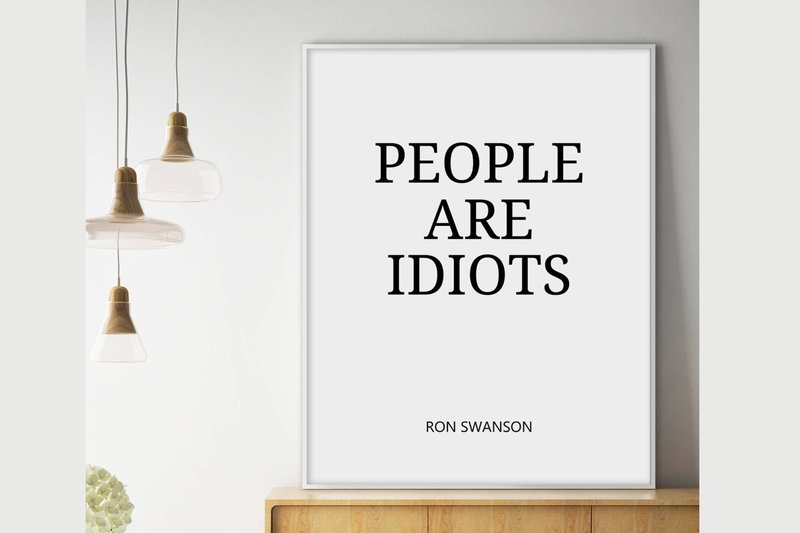 Funny Quotes, Printable Wall Art, Movie (by StoreArtPrints)