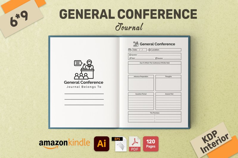 General Conference Journal KDP Interiors (by Creative Express)