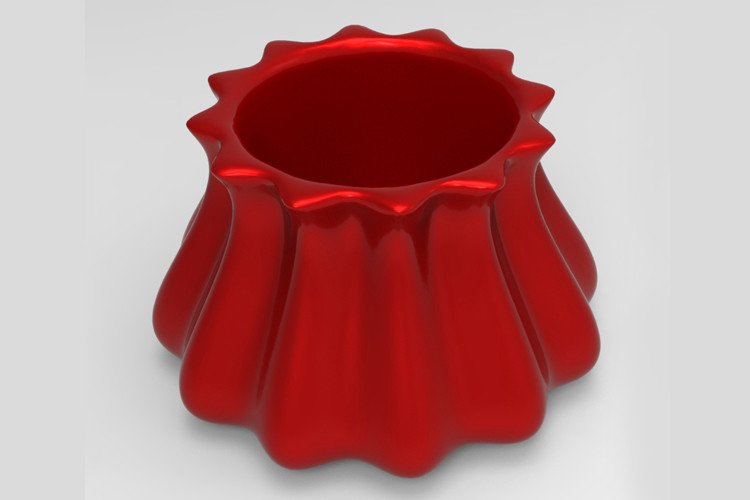 Geometric Houseplant 3D Printing Planter (by KseniyaOmega)