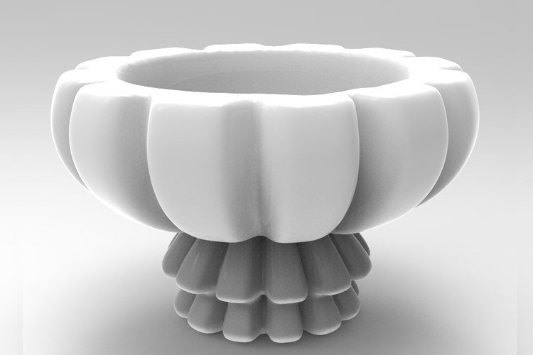 Geometric Houseplant 3D Printing Pot (by KseniyaOmega)