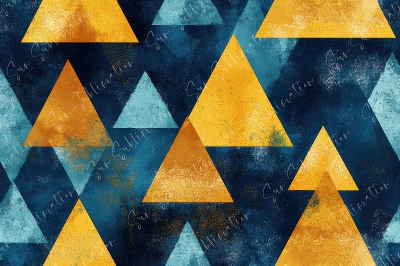 Geometric Patterns with Yellow Seamless (by Sun Sublimation)