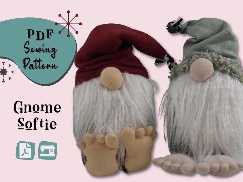 Gnome Sewing Pattern (by Ballyhoo Creations)