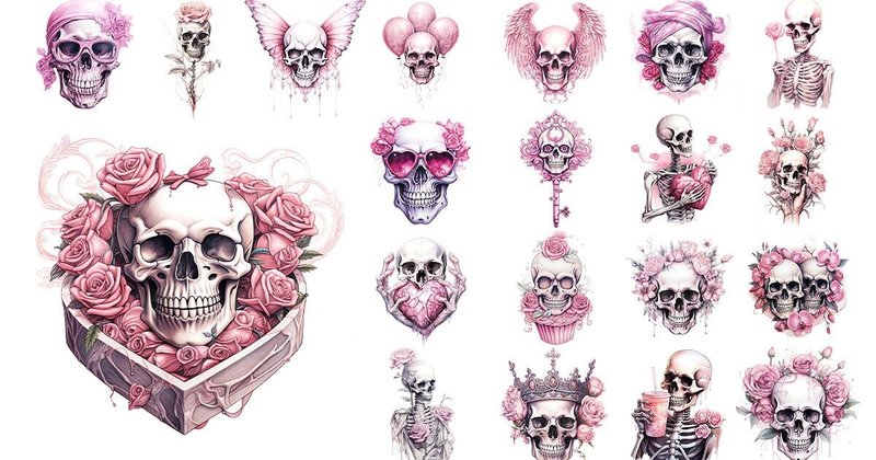 Gothic Valentines Design Bundle (by Unlimab)