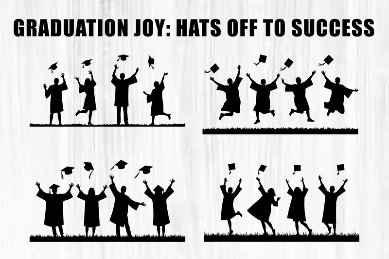 Graduation Celebration Silhouettes (by Creative shirts)