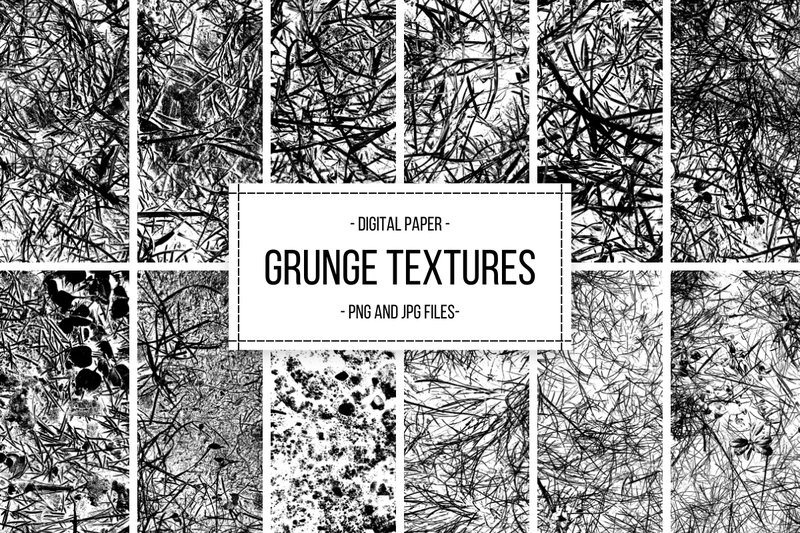 Grunge Textures Distressed Digital Paper (by atlasart)