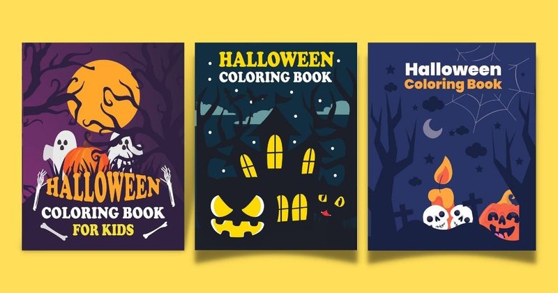 Halloween Coloring Book Bundle (by Adobe Master)