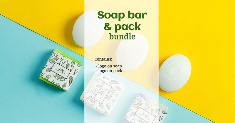 Handmade Organic Mockup Soap Bundle (by YuMyArt)