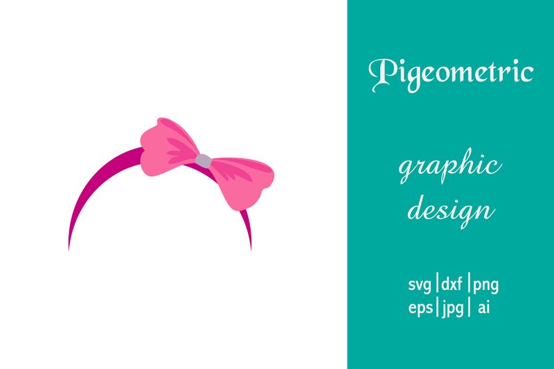 Headband Fashion Illustration (by PiGeometric)