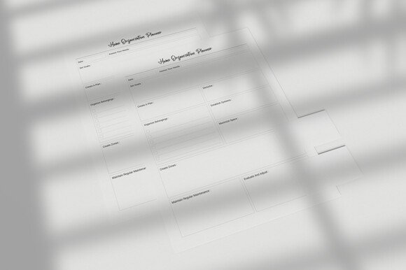 Home Organization Planner Printable (by Graphic_hero)