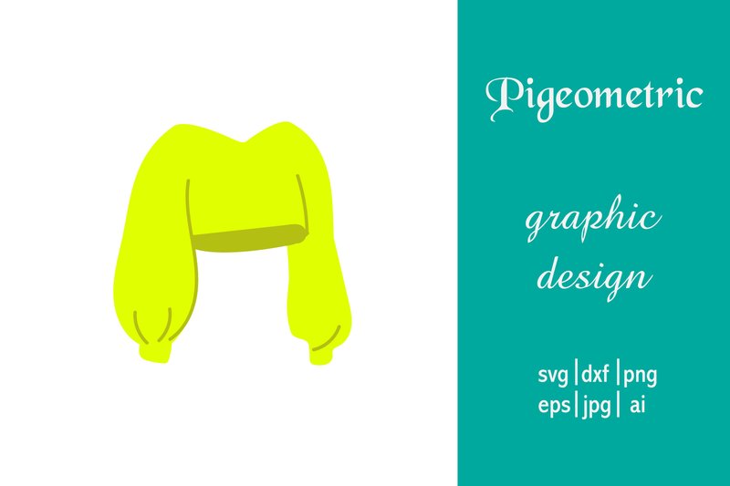 Hoodie Fashion Illustration Vector (by PiGeometric)