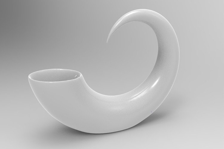 Horn Succulent 3D Printing Planter (by KseniyaOmega)