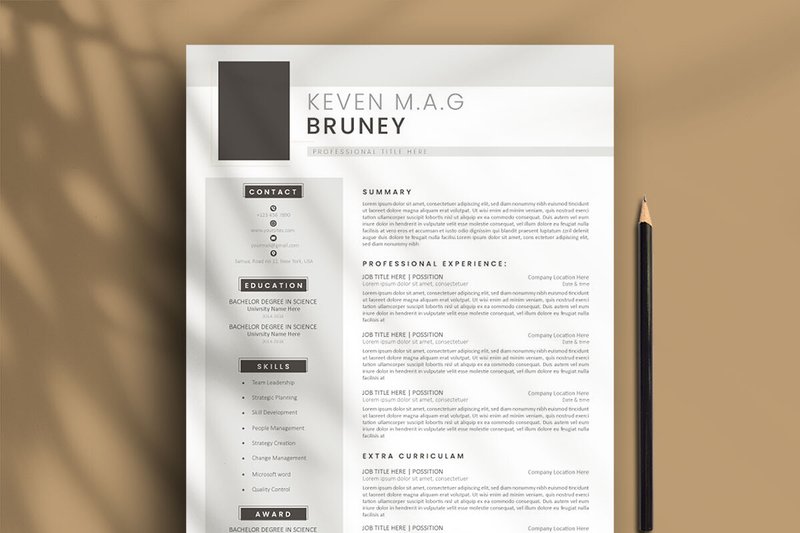 Infographic Resume Template (by Paulresume)