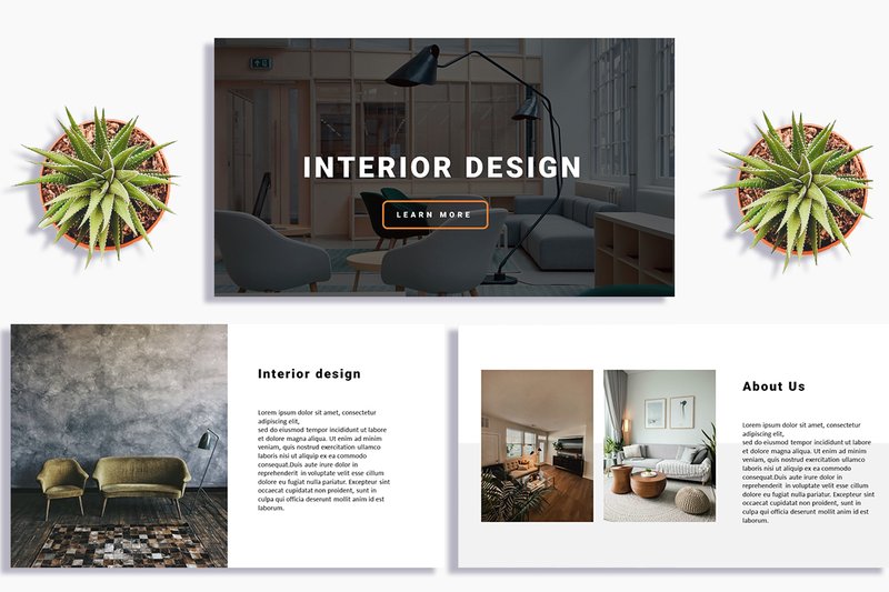 Interior Design - Keynote Template (by alonkelakon)