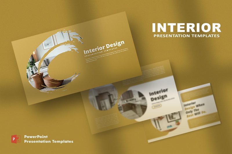 Interior Design - PowerPoint Template (by alonkelakon)