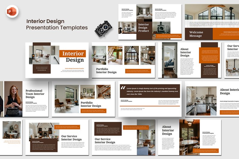 Interior Design - PowerPoint Template (by qrdesignstd)