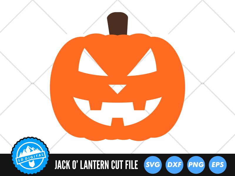 Jack O Lantern SVG | Halloween SVG (by lddigital)