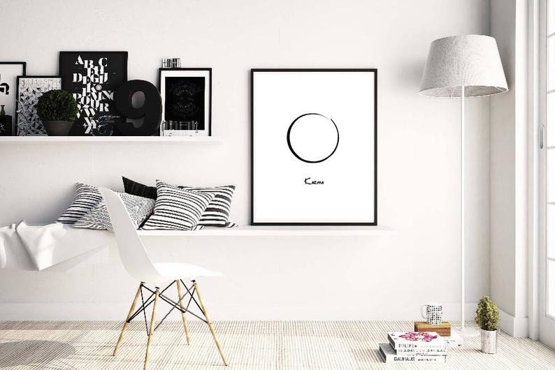 Karma Yoga Quotes Wall Art Home Decor (by StoreArtPrints)