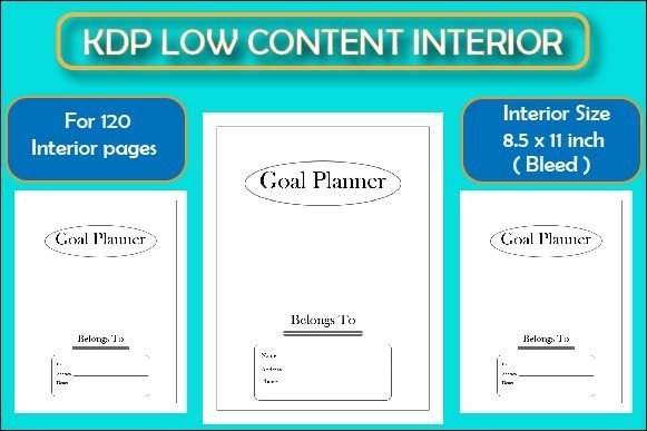 KDP Low Content Book Cover Interior (by jyotiskumar7173)