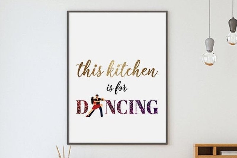 Kitchen Funny Quotes Wall Art Printable (by StoreArtPrints)