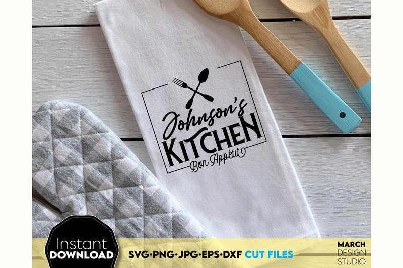 Kitchen Split Monogram Kitchen Decor (by March Design Studio)