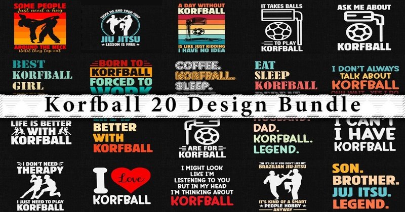 Korfball Quote & Sports Graphic Bundle (by svgdecor)