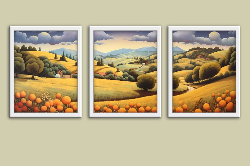 Landscape Panoramic Printable Wall Art (by Red Gypsy Vintage Arts)
