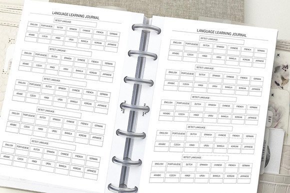 Language Learning Journal Kdp Interior (by Graphic_hero)