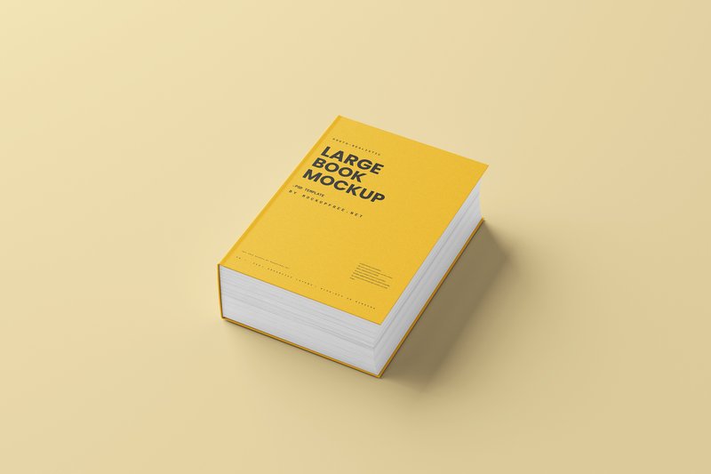 Large Book Mockups (by pmvchamara)