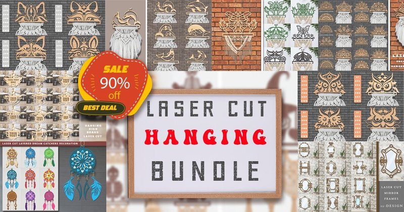Laser Cut Hanging Craft SVG Bundle (by Cutting Edge)