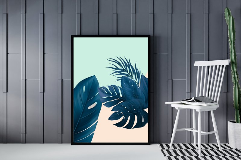 Leaf Printable Wall Art (by malkeet art)