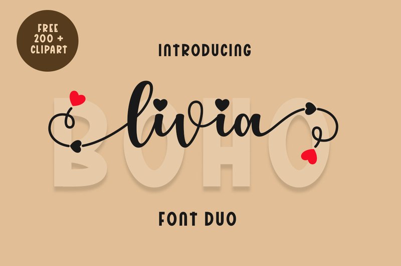 Livia Boho (by Fillo Graphic)
