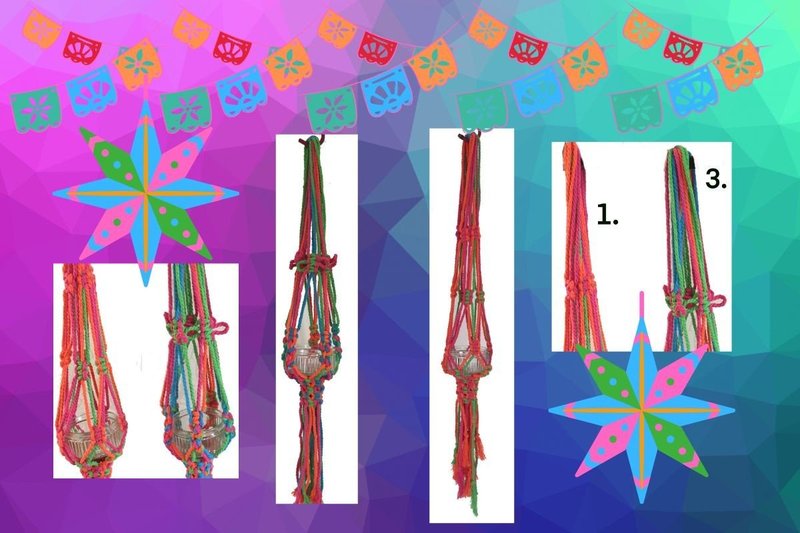 Macrame Cacti Plant Hanger Pattern (by nadia12)