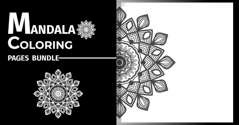 Mandala Coloring Pages Bundle (by Nisnis)