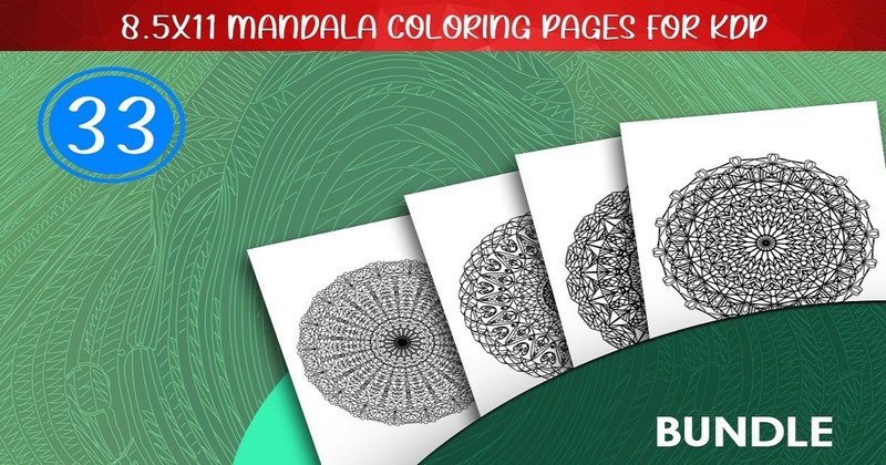 Mandala Coloring Pages KDP Interior Bundle (by Box Number 101)