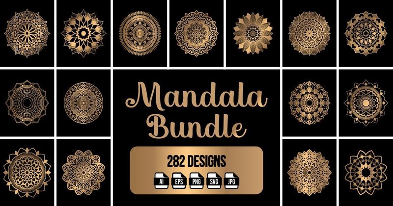 Mandala Designs Bundle (by tanvir enayet)