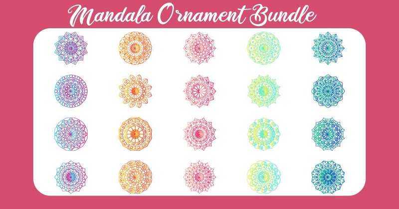 Mandala Ornament Bundle (by Wawa Studio)