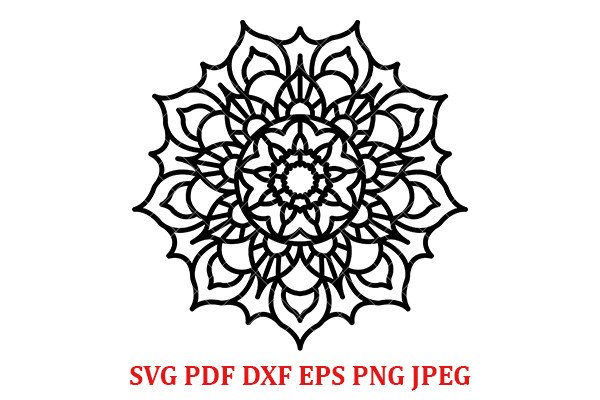 Mandala Svg, Mandala Stencil (by Craft Box)
