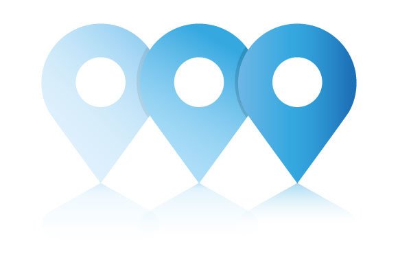 Map Pin Process Diagram Infographics (by DesignFour)