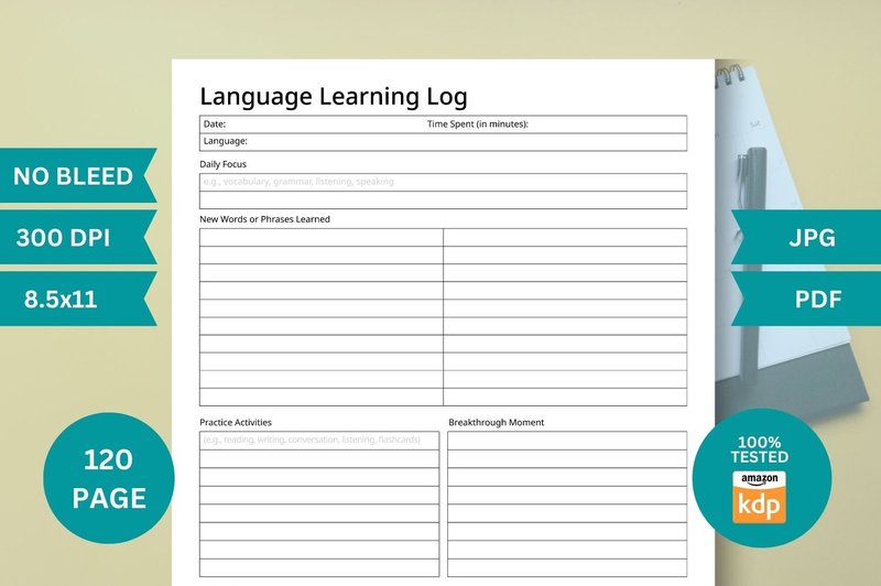 Master Your Language Skills Logbook (by armanmojumdar49)