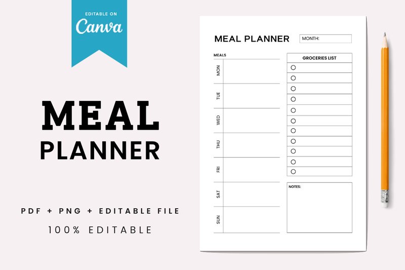 Meal Planner (by Three Dove)