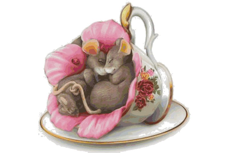 Mices Cup Counted Cross Stitch Patterns (by crossstitchpatterns)