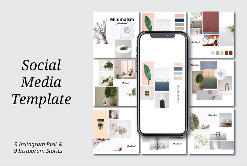 Minimal Moodboard - Keynote (by nirmala.graphics)