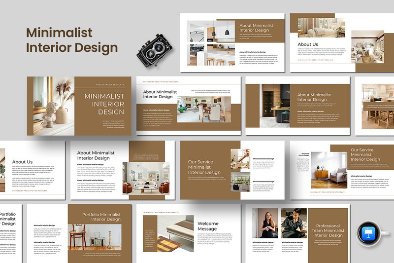 Minimalist Interior Design - Keynote (by qrdesignstd)
