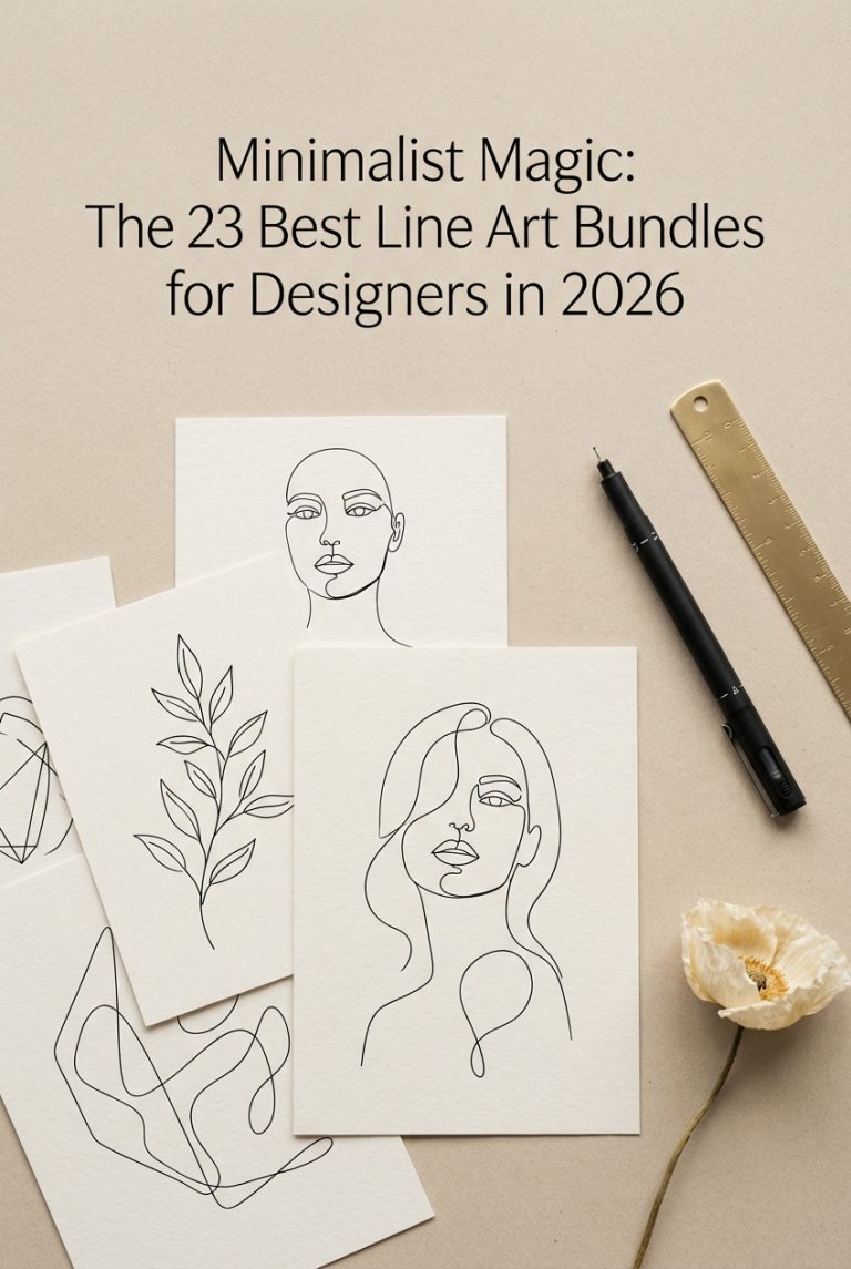 Minimalist Magic: The 23 Best Line Art Bundles for Designers in 2026 ...