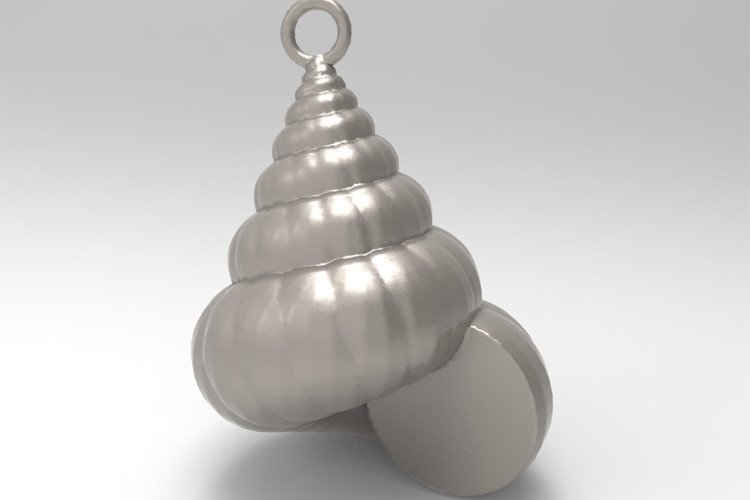 Mollusc Charm Model for 3D Printing (by KseniyaOmega)