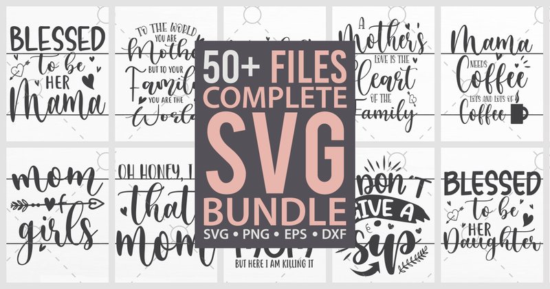 Mom Life SVG Bundle Volume 1 (by AnnaStudio)