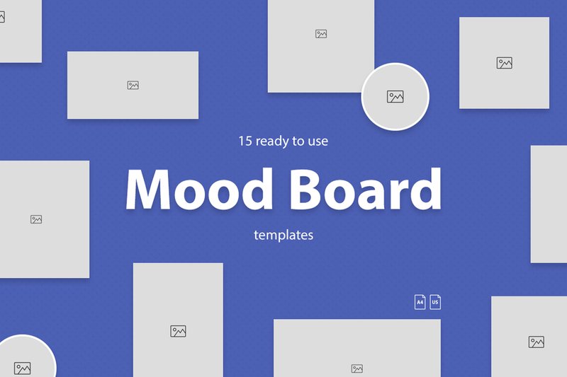 Mood Board Templates (by Web Donut)