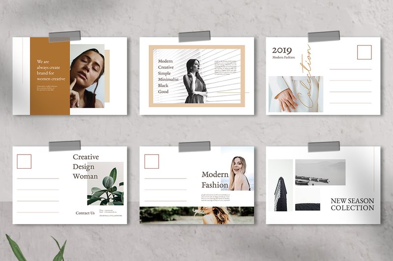 Moodboard Postcard Templates (by qohhaarqhaz)