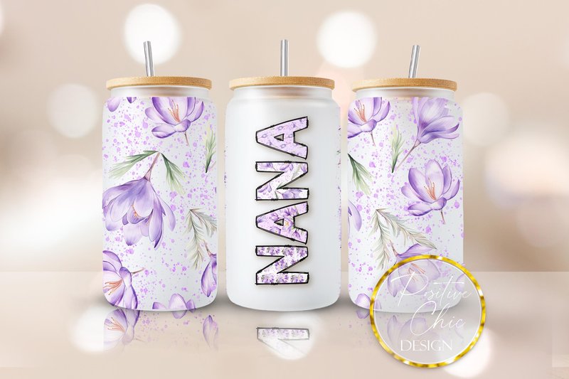 Mothers Day Nana Libbey Glass Wrap PNG (by PositiveChic)