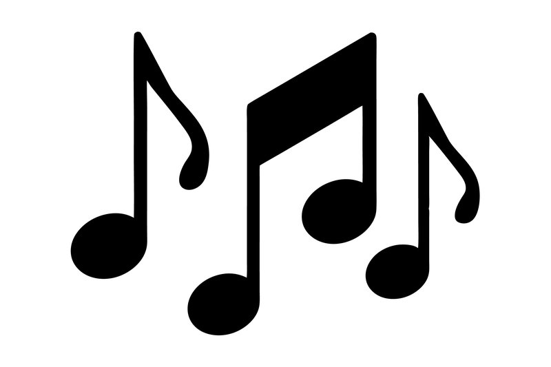 Music Notes Silhouette, Music Notes SVG (by CuttingLab)